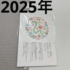年賀状じまい2025 はがき10枚入り へび