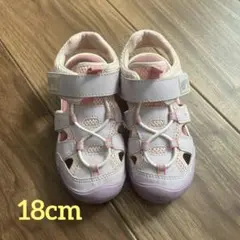 ムーンスター　サンダル　18cm ベルクロストラップ