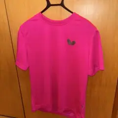 バタフライ ピンク Tシャツ Lサイズ