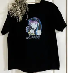うる星やつら⭐️ラムちゃんLum 可愛いセクシー⭕️Tシャツ ブラック XL