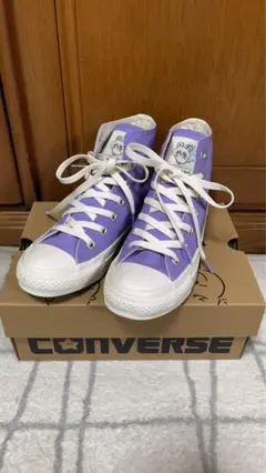 CONVERSE All STAR HI×ちいかわ モモンガ パープル