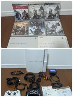 ※動作しますが難あり　PS3本体CECHL00、周辺機器PS3ソフトまとめセット