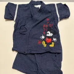 ミッキーマウス 甚平 ネイビー 95cm未満
