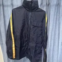 Champion productナイロンジャケット ブラック/イエロー