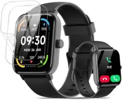 【2枚】スマートウォッチ 1.8インチ 保護フィルム 画面保護