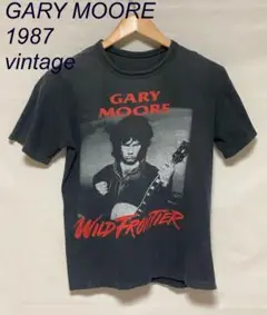 古着 Gary Moore ゲイリームーア プリントTシャツS〜M相当 ブラック dde3a1efd7e9a19df3f000fc9e3ca8