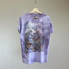 USED USA古着 ザマウンテン 蝶々 プリントTシャツ M vintage