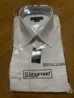 新品　長袖　ワイシャツ　白　Stingroad ホワイトドレスシャツ 41-80