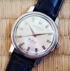 最終価格 SEIKO クラウン 57-8000 SEAHORSE シーホース セイコークラウン 21石 OH済み 防水ケース 57-8000