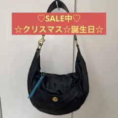 早い者勝ち!超美品!COACH ブラック ナイロン ハンドバッグ