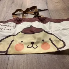 ポムポムプリンエコバッグ　買い物カゴバッグ