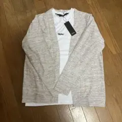 Mossimo グレーのカーディガンとホワイトTシャツセット