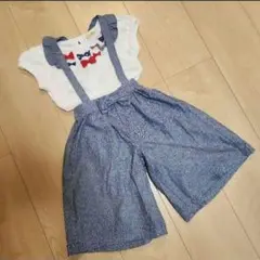 子供服 Tシャツ 長ズボン トップスとパンツセット サイズ95