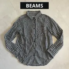 B:MING BEAMS チェック柄シャツ Mサイズ ネルシャツ