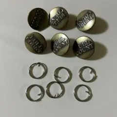 フルカウントのチェンジボタン 6個 月桂樹 ウエアハウス ドゥニーム