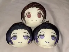 鬼滅の刃 胡蝶しのぶ 竈門炭治郎 おまんじゅう にぎにぎマスコット