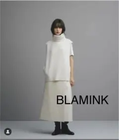 BLAMINK ブラミンク バッククロス ニットベスト
