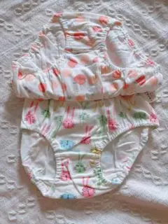 2枚入りパンツタグ付き 女の子ショーツ 女児ボクサーパンツ （140cm）B14
