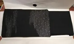 正絹 刺繍 着物 黒