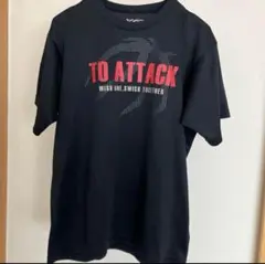 TO ATTACK グラフィックTシャツ ブラック
