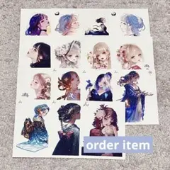 【ななみんさま_専用】女の子 ステッカー バラ売り