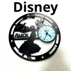 Disney ディズニー シルエットクロック 掛け時計 不思議の国のアリス