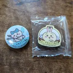 ちいかわ　くら寿司　マグネット　缶バッジ 　セット　うさぎ　ハチワレ　あのコ