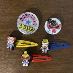 ヒスミニ ヘアピン3種セット　➕　缶バッチ
