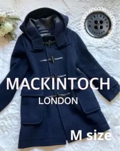 【超美品】マッキントッシュ ダッフルコート 縮絨 ネイビー 38