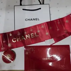 在庫処分　CHANEL ショッパーとリボンとメッセージカードのセット