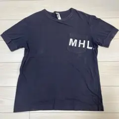 MHL. ポケット付き Tシャツ Lサイズ ダークグレー