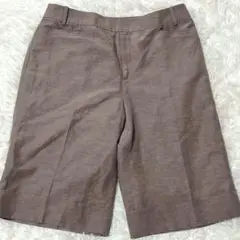 メンズ　エンスイート　大人サマーショートパンツ 通気性サラサラセンタープレス