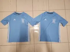 値下げ【2枚セット】adidas クーバーコーチング 水色練習着　150cm