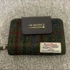 HK WORKS LONDON 二つ折り財布 Harris Tweed