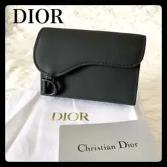 【現行品✨️未使用】Dior ディオール SADDLE フラップ カードホルダー