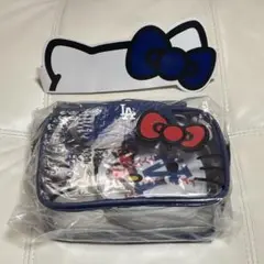 LA ドジャース × Hello Kitty クロスボディバック ポーチ