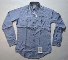 MADE IN USA NAVYシャンブレーシャツDEAD STOCK