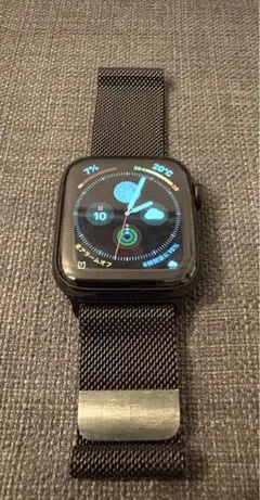 【中古】アップルウォッチ5 44mm セルラーステンレススチールミラネーズループ