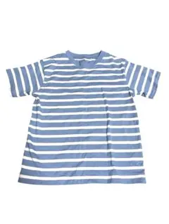 キッズ　半袖　Tシャツ　ボーダー　オーガニックコットン　140㎝