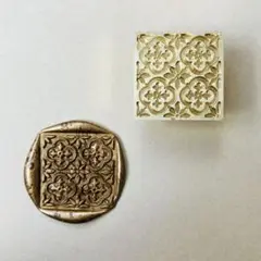 タイル柄L シーリングスタンプ ヘッドのみ 25×25ｍｍ