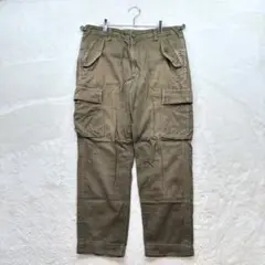 グローバルワーク【L】茶系 ワークパンツ 綿100 カジュアル 仕事着