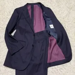 美品 XL TAKEO KINCHAKU 御幸毛織 セットアップ スーツ