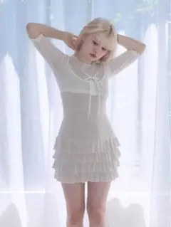 andmary sophia frill set dress