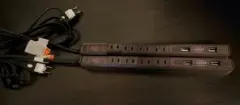 ELPA 4P2mスリム回転USBタップ WBS-SL402USB　2個