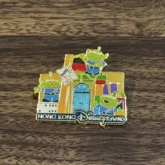 香港ディズニーランド リトルグリーンメン　ピンバッジ