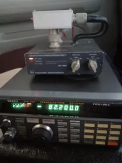 広帯域受信機/YAESU FRG-965/通電確認済み 通電動作確認済み YAESU 八重洲無線 FRG-965 広帯域受信