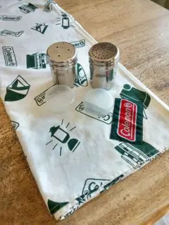 コールマン テーブルクロス 調味料入れ 貴重廃番品 おまけ(前掛け)付