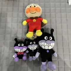 アンパンマン、バイキンマンぬいぐるみセット