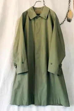 レア 【一枚袖】70s ビンテージ カーキ バーバリー コート 50REG