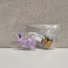 すやすや オンザケーブル　 エーフィ　デデンネ　ぎゅっと抱きつきケーブルカバー